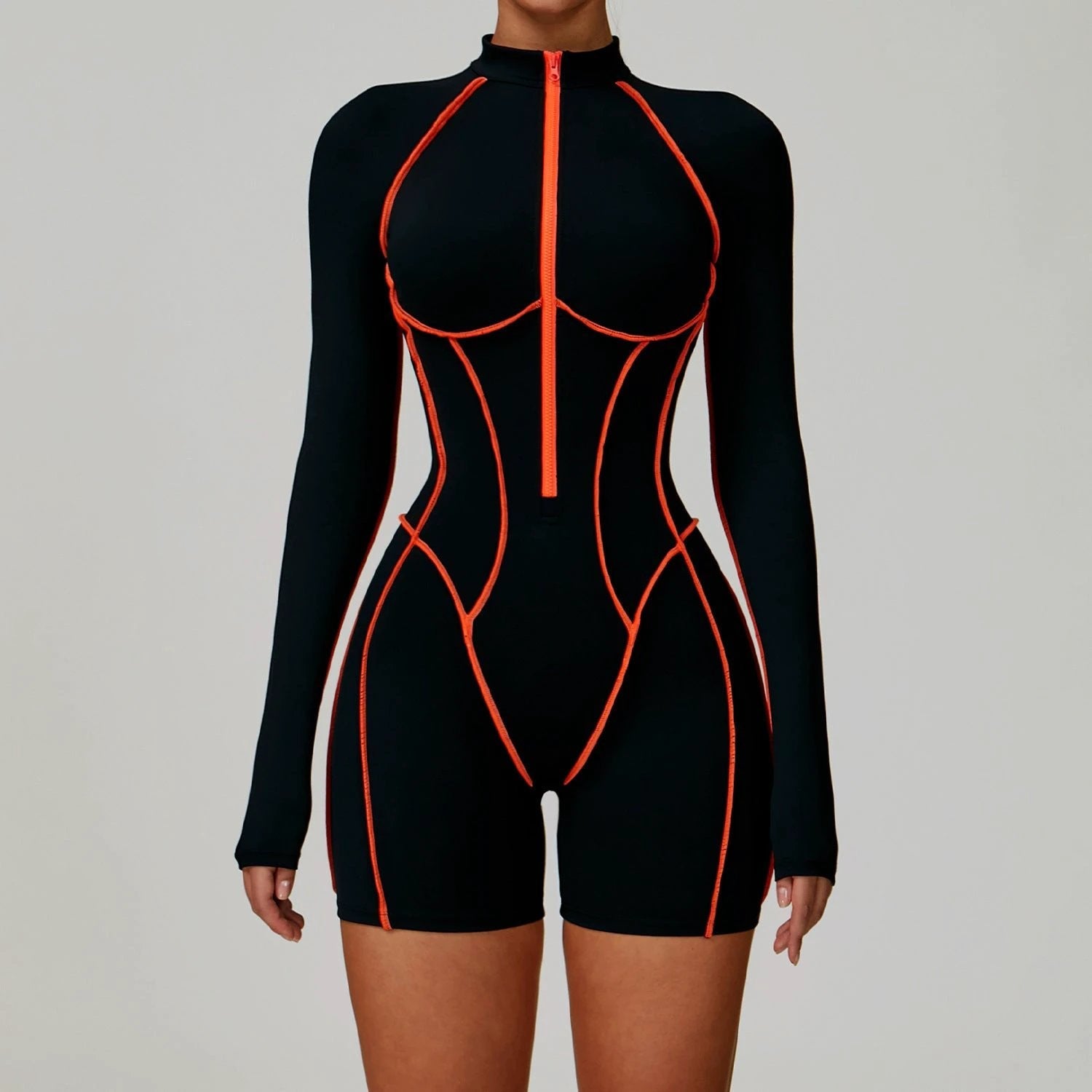 Tight Workout Clothes High-strength Sports Jumpsuit 9318