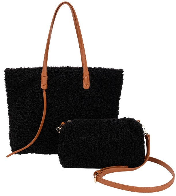 Fake Fur Shoulder Bag Fluffy Bag