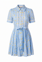 STARLIT SKIES WOVEN MINI DRESS