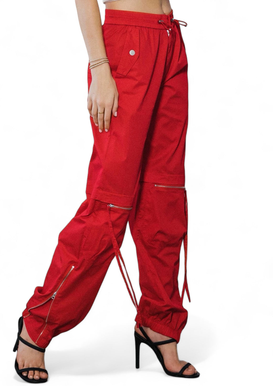 Elastic Waist Band Cargo Pants
