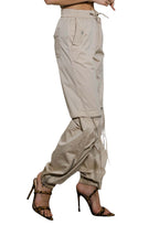 Elastic Waist Band Cargo Pants