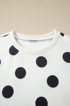 Aurelia Dot Short Sleeve Top Set