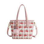 Tote bag design cherry shoulder with crossbody strap