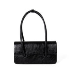 Design oil wax leather shoulder bag