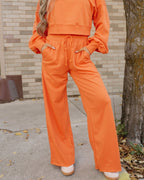 Miles Wide Leg Pants Set - Flamingo