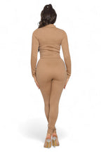 Washed Seamless Zip Up Jacket and Leggings Set