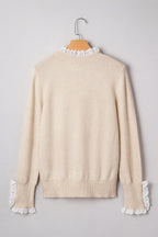 Madalyn Patchwork Cuffs Loose Sweater