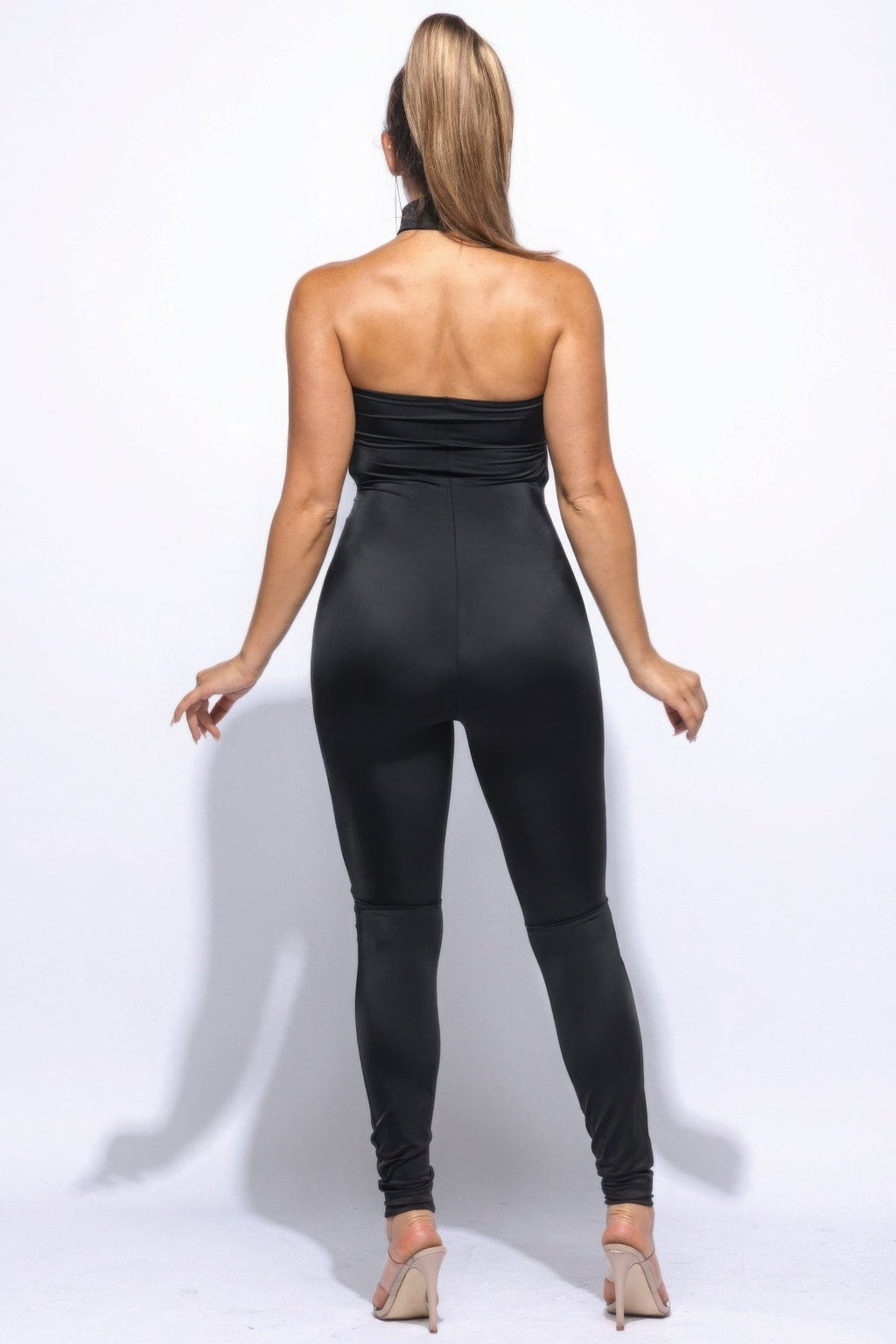 Chocker Tube Stud Jumpsuit