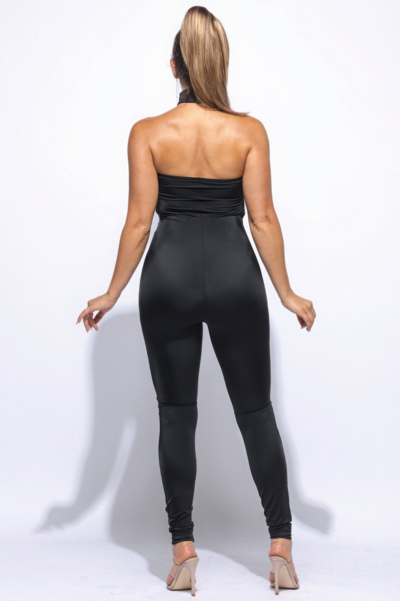 Chocker Tube Stud Jumpsuit