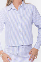 Anita Top (Blue Stripe)