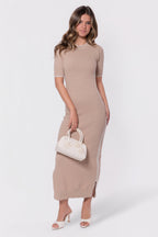 Amaya Maxi Dress (Beige)