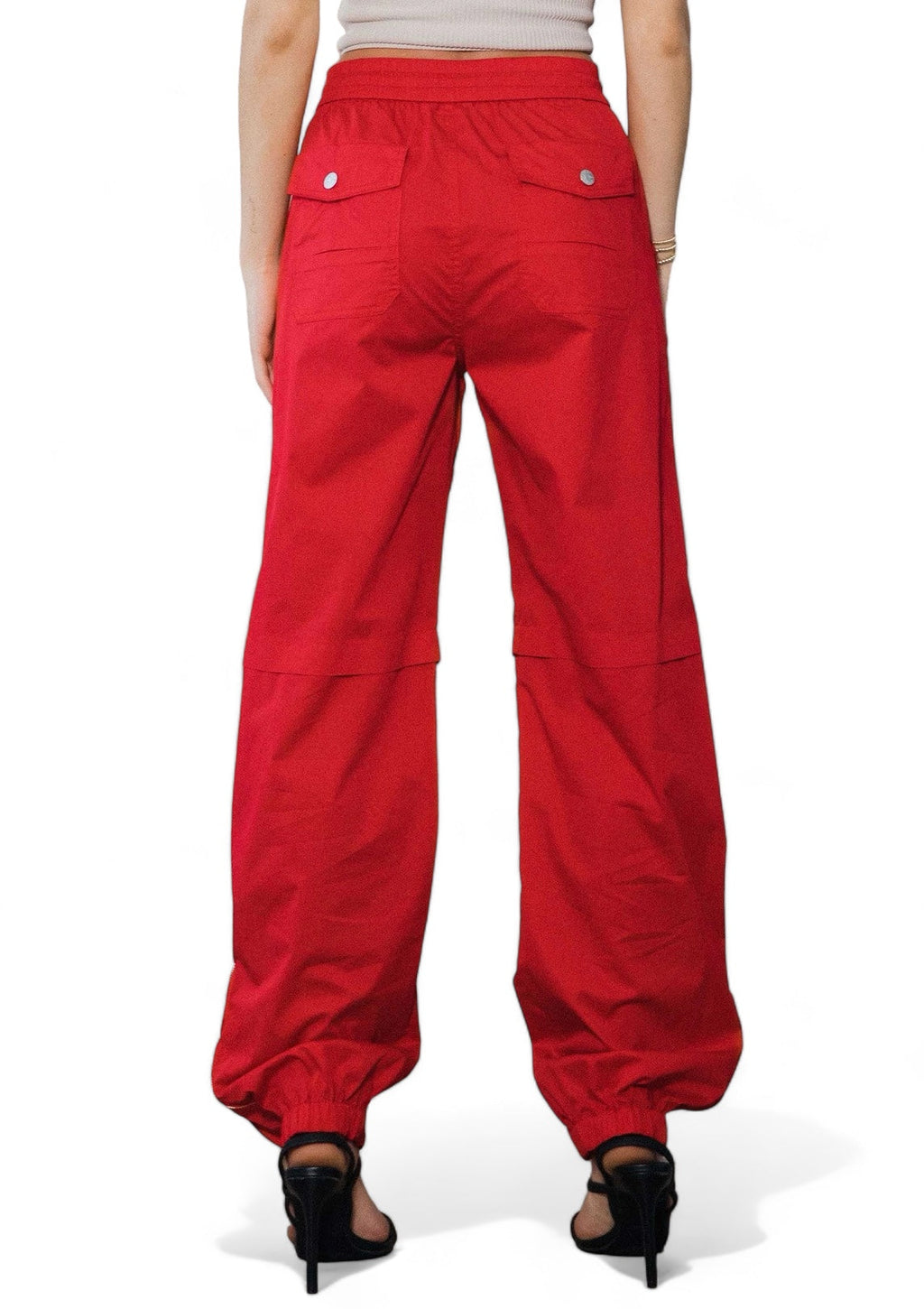 Elastic Waist Band Cargo Pants