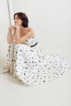 LOVELY CULTIVATED WOVEN MIDI DRESS