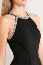 GALAXY CHARM WOVEN MIDI DRESS