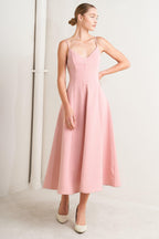 PURE INTENTION WOVEN MIDI DRESS