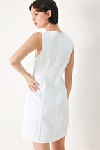 PURE GLAM WOVEN MINI DRESS
