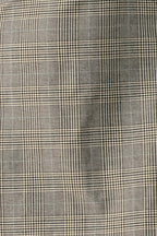 ACADEMY CHIC WOVEN PLAID MINI DRESS