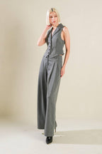 WANNA BE LOVED WOVEN VEST