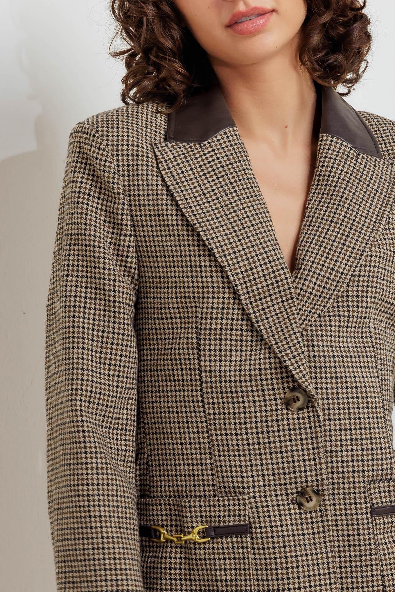 PREPPY EDGE WOVEN BLAZER