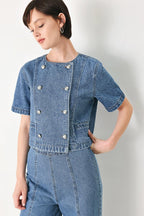 CITY ARMOR DENIM TOP