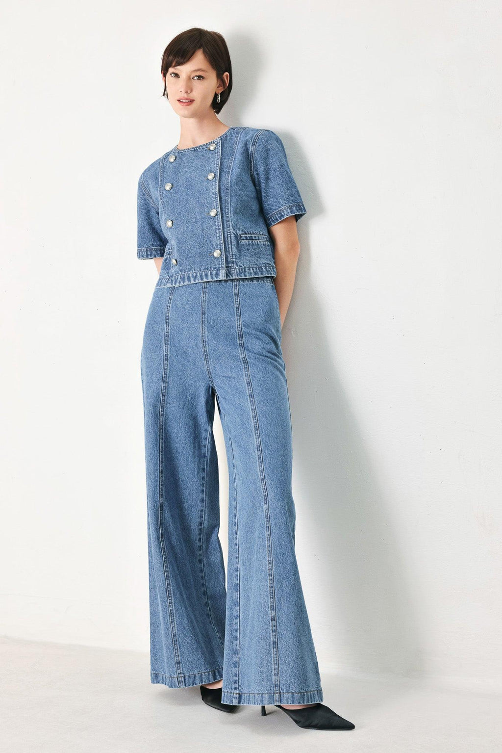 CITY ARMOR DENIM TOP