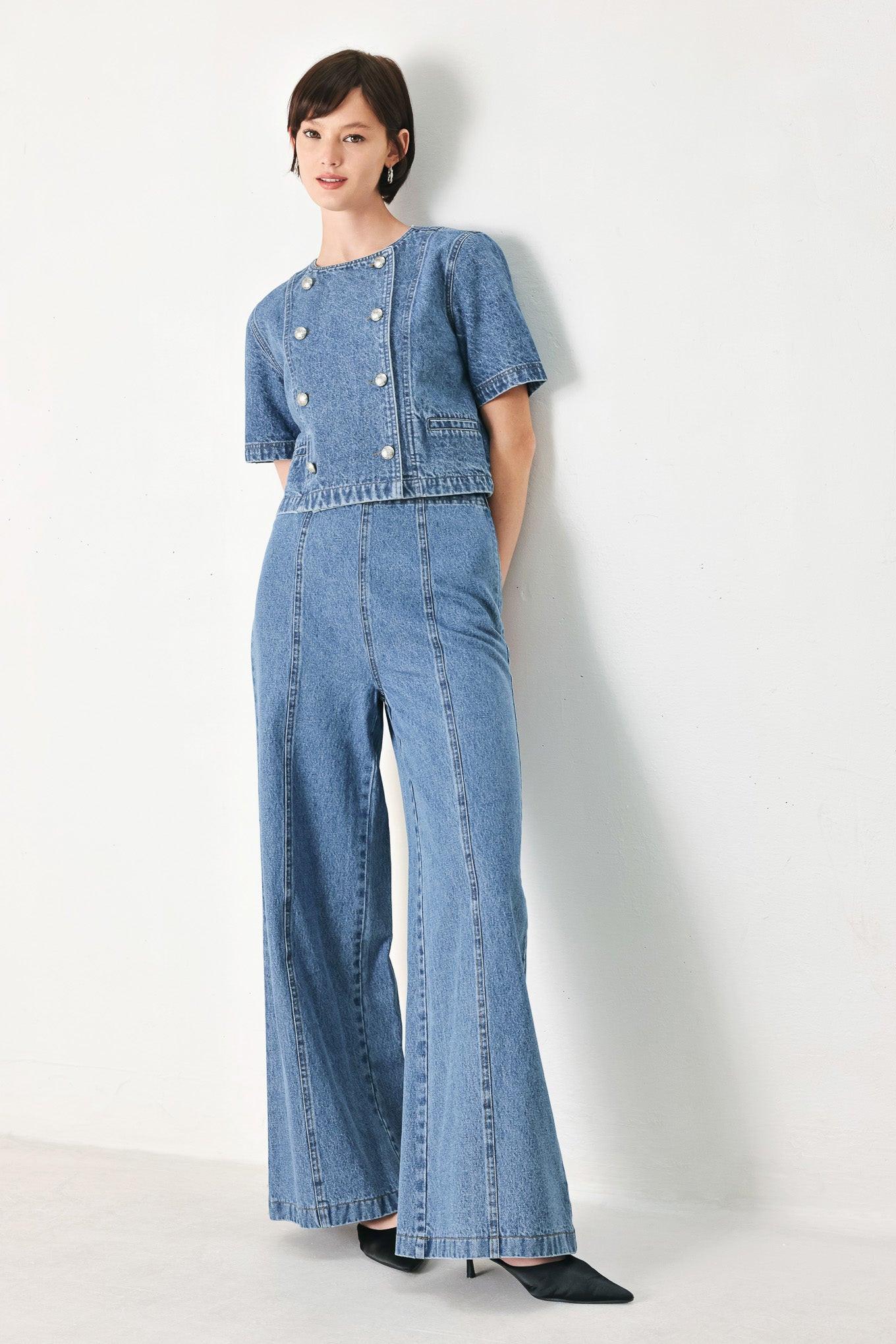 CITY ARMOR DENIM TOP