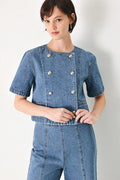 CITY ARMOR DENIM TOP