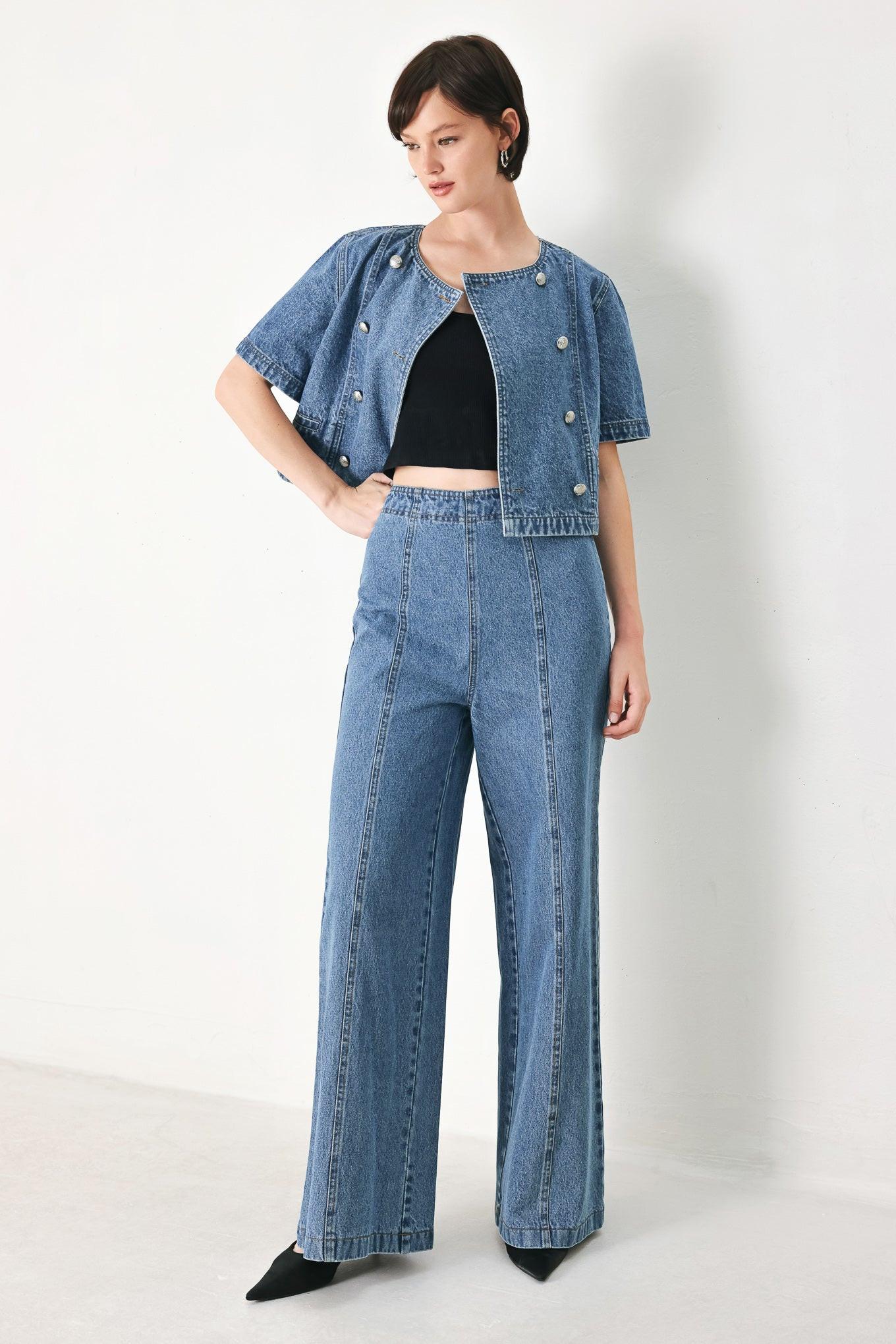 CITY ARMOR DENIM TOP