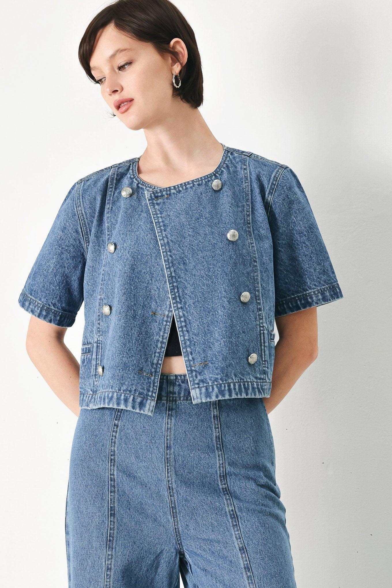 CITY ARMOR DENIM TOP