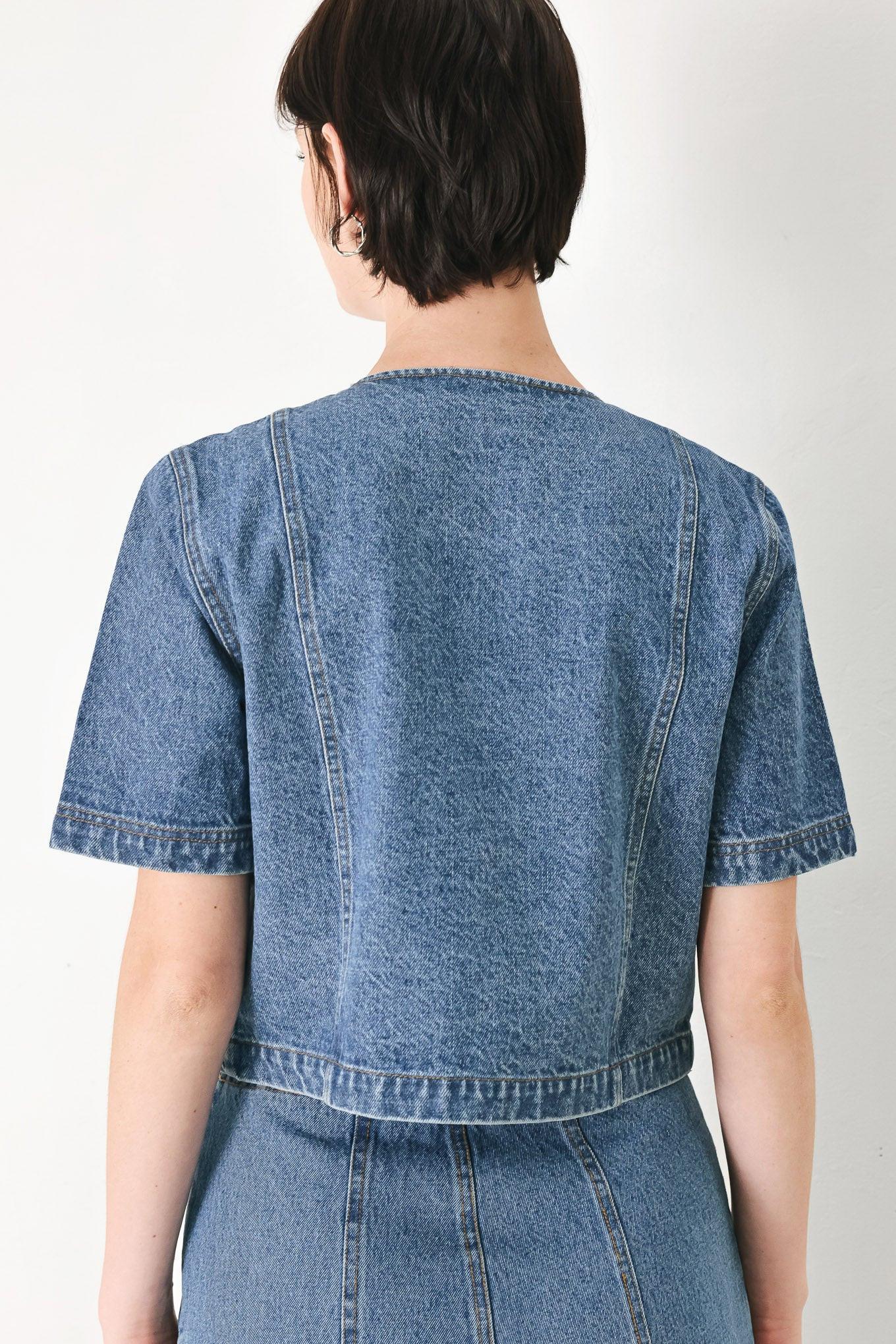 CITY ARMOR DENIM TOP