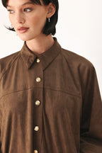 SUEDE ESCAPE CROPPED JACKET