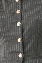 MODERN PINSTRIPE WOVEN VEST