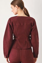 MERLOT RIDGE WOVEN JACKET