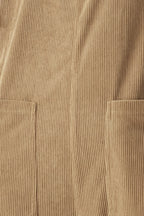 CARAMEL SLOUCHY CORDUROY JUMPSUIT