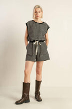 SUNSET COVE STRIP ROMPER