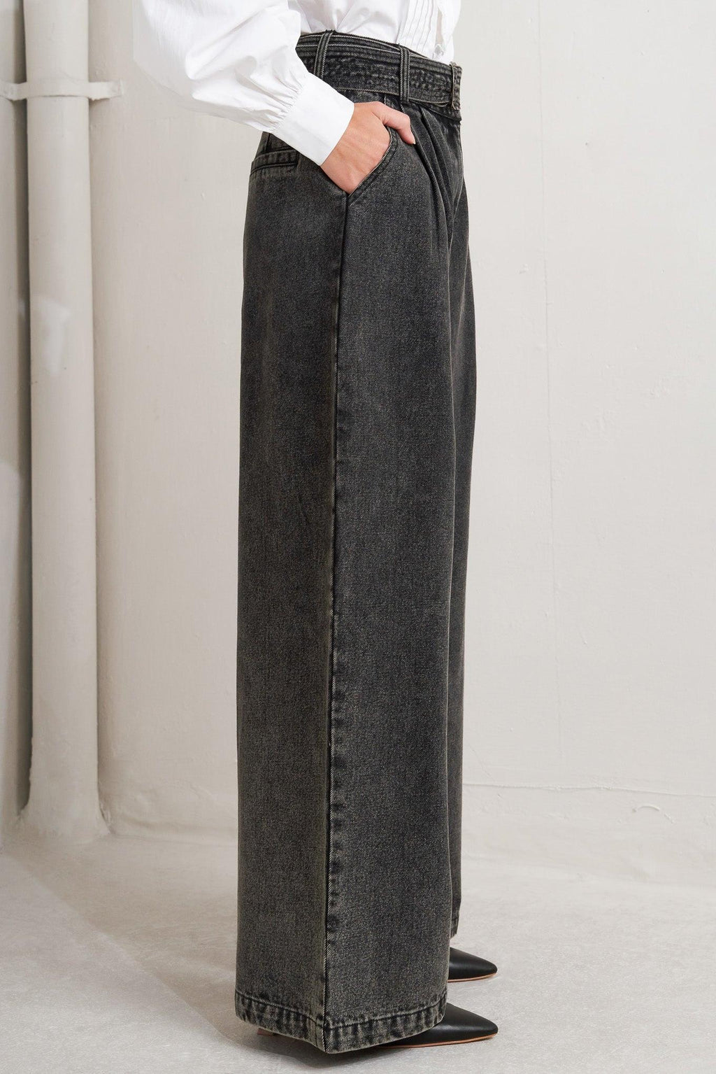 THINK OF ME DENIM PANTS