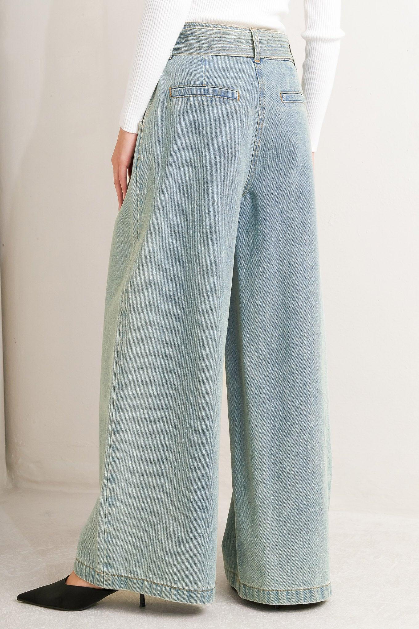 THINK OF ME DENIM PANTS
