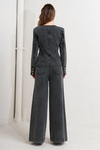 GRAPHITE MUSE DENIM PANTS
