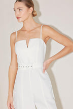 ARCTIC ELEGANCE WOVEN JUMPSUIT