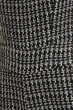 HAUTE STRAPLESS TWEED JUMPSUIT