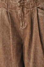 VINTAGE BROWN DENIM PANTS