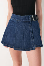THE POWER MOVE DENIM SKORT