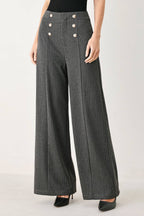 MODERN PINSTRIPE WOVEN PANTS