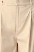 PARCHMENT RELAXED-FIT WOVEN PANTS