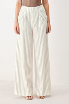 SUTTON STRIPE WOVEN PANTS