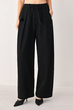 NIGHTSHADE FLOWY DRAWSTRING WOVEN PANTS