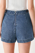 VINTAGE DENIM RENDEZVOUS DENIM SKORT