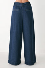 DEEP INDIGO MODERN MUSE DENIM PANTS