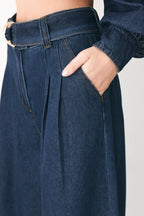 DEEP INDIGO MODERN MUSE DENIM PANTS
