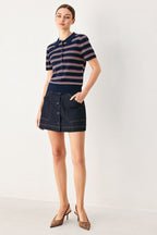 PRETTY IN PARADISE POLO TOP